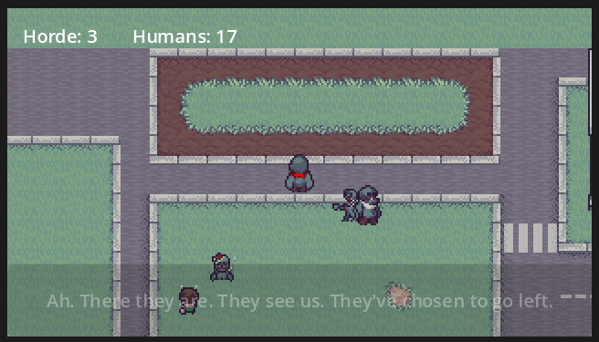 BOB — Horde spotted — humans go left