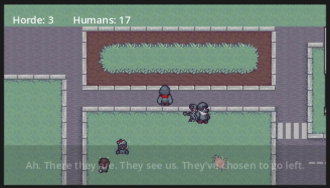 BOB — Horde spotted — humans go left