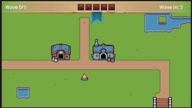CastleLast — Dual buildings