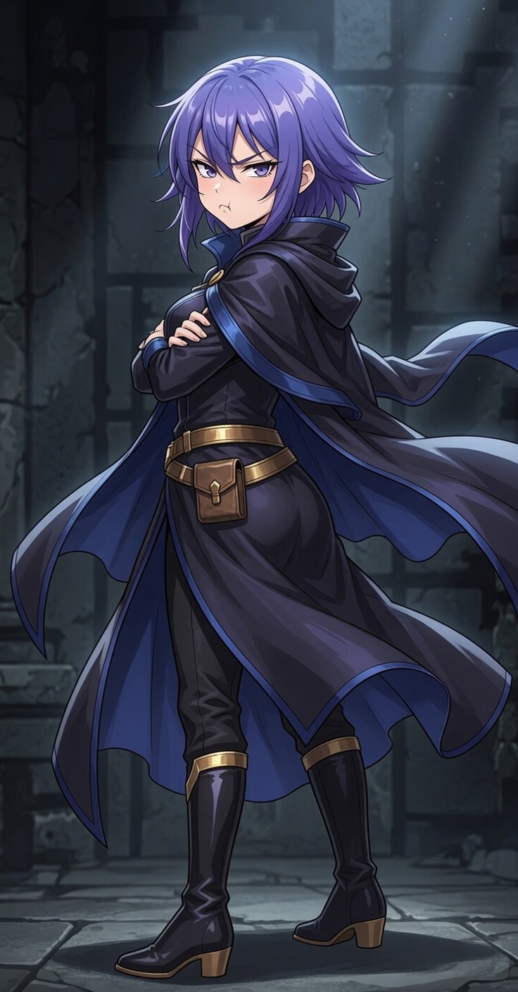 Koisuru Maō — Demon Lord pouting with arms crossed