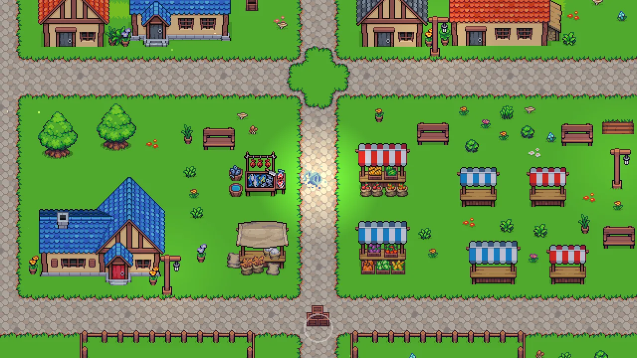 色 Iro — The market town and its plaza